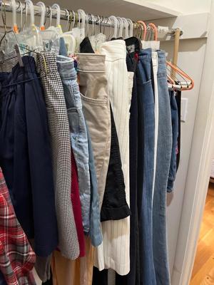 Jeans , shorts, and shirts