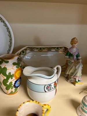 Blue dishes , Green, MCM