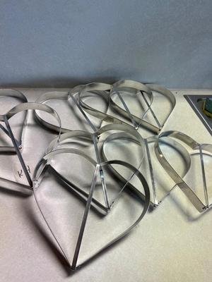 Sale Photo Thumbnail #205: 9 Foose cookie cutters or cake molds 8”