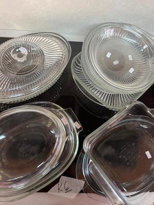 Sale Photo Thumbnail #249: Clear cake pan and casserole serving dishes