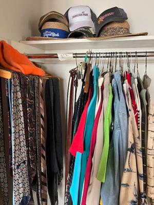 Men’s shirts, Belts, Ties and Hats