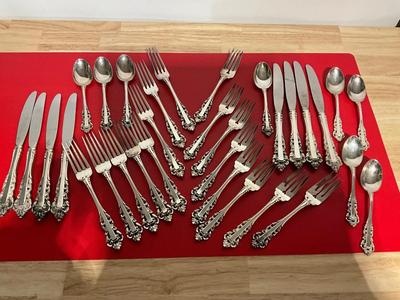 Gotham Sterling Silverware 32 pieces
