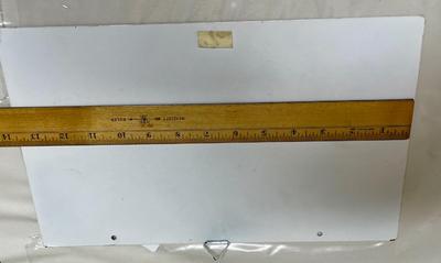 Tick metal pool sign