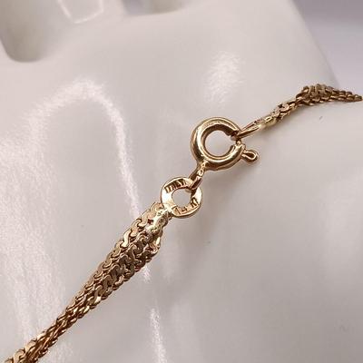 LOT 38: Triple Strand 14K Italy Gold Bracelet 2.7g Tw, 7"
