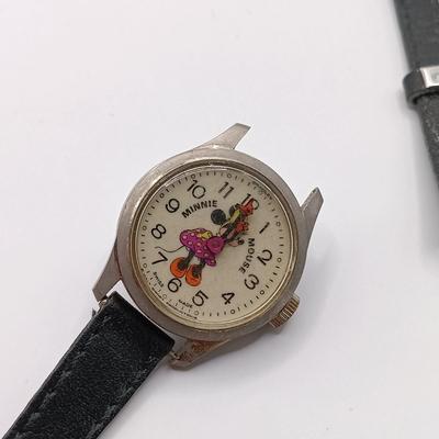 LOT 41: Vintage Marx Dinsneykins Figurines, Glass Donald Duck Necklace, Judith Jack Marcasite Mickey Pin & More