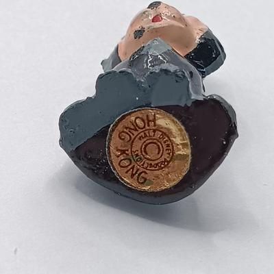 LOT 41: Vintage Marx Dinsneykins Figurines, Glass Donald Duck Necklace, Judith Jack Marcasite Mickey Pin & More