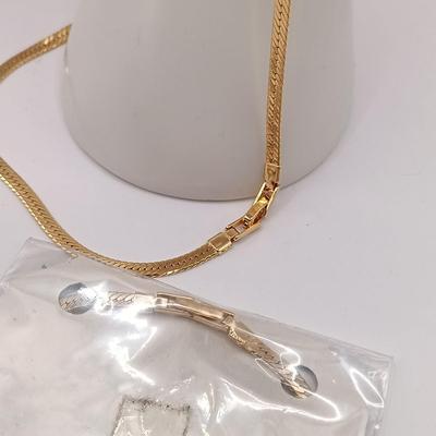 LOT 48: Brown Topaz Tone Glass Link Bracelet 1/20 12K GF, Non-Magnetic Gold-Tone Bangle & More