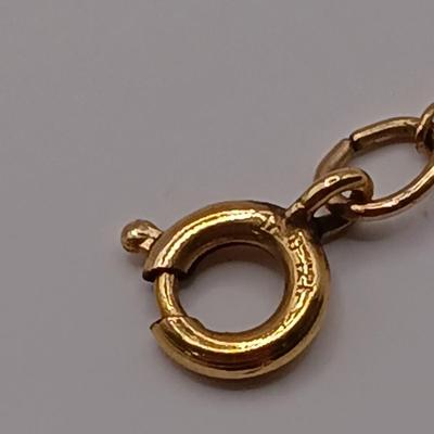 LOT 48: Brown Topaz Tone Glass Link Bracelet 1/20 12K GF, Non-Magnetic Gold-Tone Bangle & More