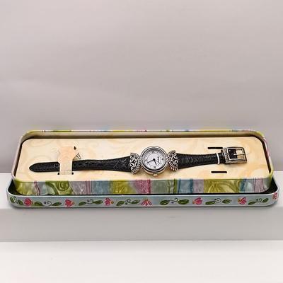 LOT 50: Retired Brighton Piccadilly Heart Watch, Brighton Somerset Watch and Summertime Sunglasses, Heart Charm Pin and Earrings