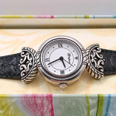 LOT 50: Retired Brighton Piccadilly Heart Watch, Brighton Somerset Watch and Summertime Sunglasses, Heart Charm Pin and Earrings