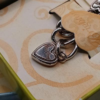 LOT 50: Retired Brighton Piccadilly Heart Watch, Brighton Somerset Watch and Summertime Sunglasses, Heart Charm Pin and Earrings