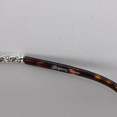 LOT 50: Retired Brighton Piccadilly Heart Watch, Brighton Somerset Watch and Summertime Sunglasses, Heart Charm Pin and Earrings