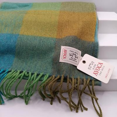 LOT 52: Collection of Irish Inspired Fashion Items Including (1) 12K Rolled Gold and (1) Silver Connemara Marble Brooches