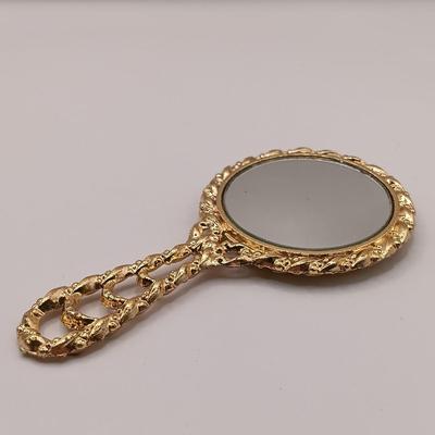 LOT 53: Vintage Vanity Collection - Ralph Lauren Polo Perfume Bottle, Metal Wire Coin Purses, Reed & Barton 706-S Pill Box & More