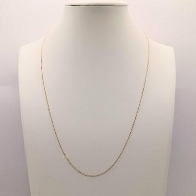 LOT 54: Fine Link 14K Gold Chain 0.60gtw, 18"