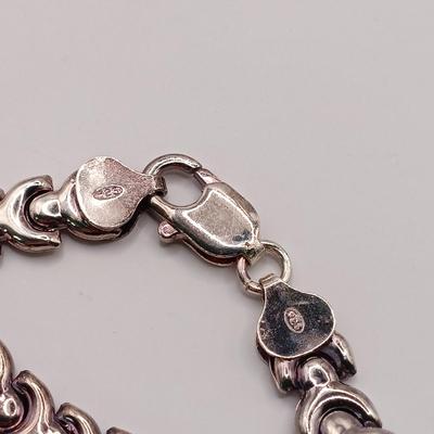 LOT 259: Sterling 925 Italy Bracelet 9.1g
