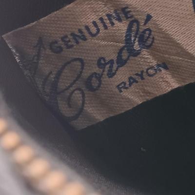 LOT 249: Vintage Black Cordé Clutch w/ Rhinestone Pin, Whiting and Davis Metal Mesh Crossbody & Lancome Blue Velvet Cosmetic Bag