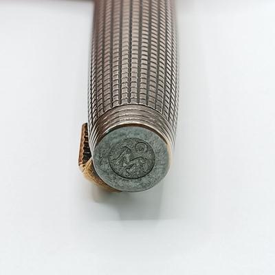 LOT 250: Parker 75 Spanish Treasure Fleet 1715 Sterling Silver Fountain Pen w/ Parker 75 Cisele Sterling Pen and Mechanical Pencil