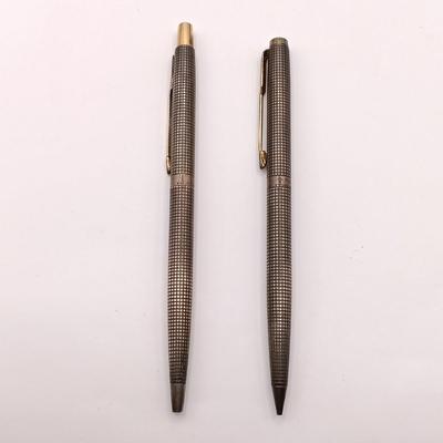 LOT 250: Parker 75 Spanish Treasure Fleet 1715 Sterling Silver Fountain Pen w/ Parker 75 Cisele Sterling Pen and Mechanical Pencil