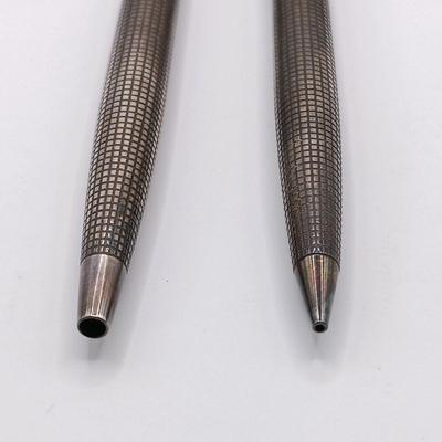 LOT 250: Parker 75 Spanish Treasure Fleet 1715 Sterling Silver Fountain Pen w/ Parker 75 Cisele Sterling Pen and Mechanical Pencil