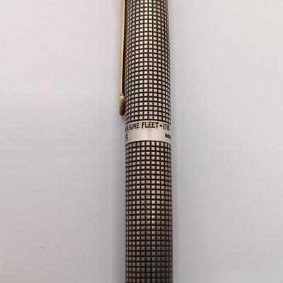 LOT 250: Parker 75 Spanish Treasure Fleet 1715 Sterling Silver Fountain Pen w/ Parker 75 Cisele Sterling Pen and Mechanical Pencil