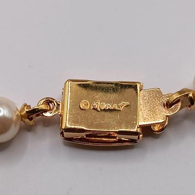 LOT 253: Vintage 12K GF Cameo Earrings, 925 Honora Pearl and Gem Earrings, Feaux Pearl Necklaces & More