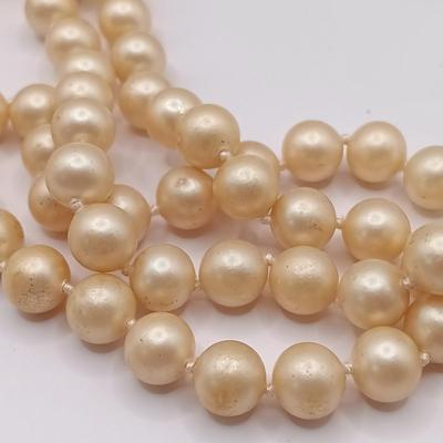 LOT 253: Vintage 12K GF Cameo Earrings, 925 Honora Pearl and Gem Earrings, Feaux Pearl Necklaces & More