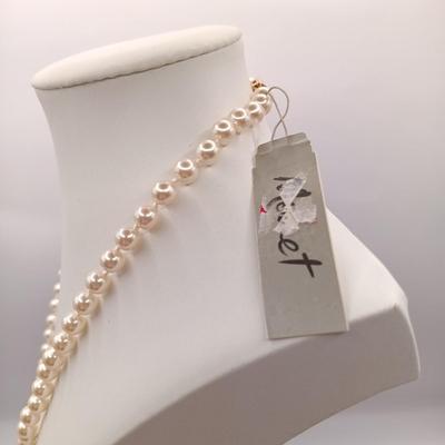 LOT 253: Vintage 12K GF Cameo Earrings, 925 Honora Pearl and Gem Earrings, Feaux Pearl Necklaces & More