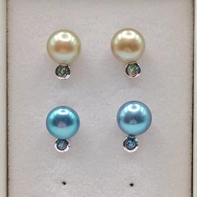 LOT 253: Vintage 12K GF Cameo Earrings, 925 Honora Pearl and Gem Earrings, Feaux Pearl Necklaces & More