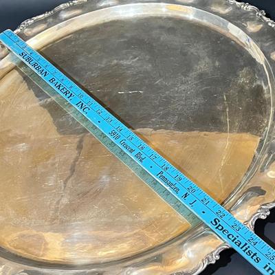 LOT 121K: Vintage Juventino Lopez Reyes Sterling Silver 15-Piece Punch Bowl Set - More Than 17 POUNDS of Sterling Silver