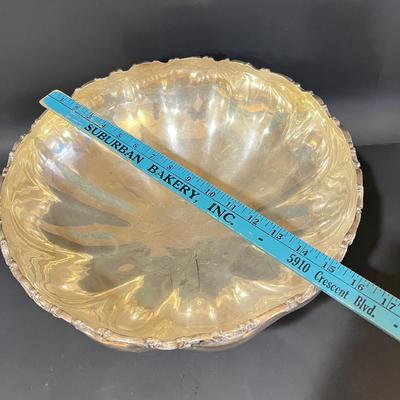 LOT 121K: Vintage Juventino Lopez Reyes Sterling Silver 15-Piece Punch Bowl Set - More Than 17 POUNDS of Sterling Silver