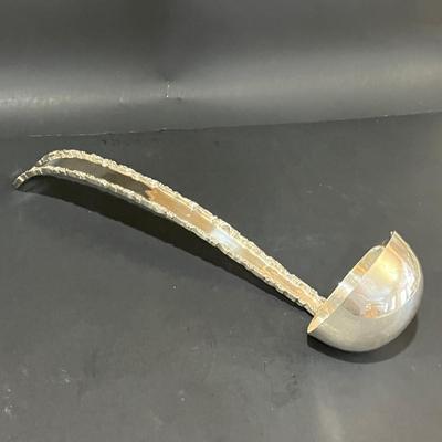 LOT 121K: Vintage Juventino Lopez Reyes Sterling Silver 15-Piece Punch Bowl Set - More Than 17 POUNDS of Sterling Silver