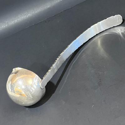 LOT 121K: Vintage Juventino Lopez Reyes Sterling Silver 15-Piece Punch Bowl Set - More Than 17 POUNDS of Sterling Silver