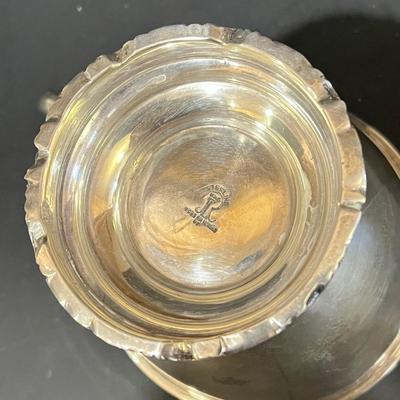 LOT 121K: Vintage Juventino Lopez Reyes Sterling Silver 15-Piece Punch Bowl Set - More Than 17 POUNDS of Sterling Silver