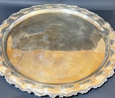 LOT 121K: Vintage Juventino Lopez Reyes Sterling Silver 15-Piece Punch Bowl Set - More Than 17 POUNDS of Sterling Silver