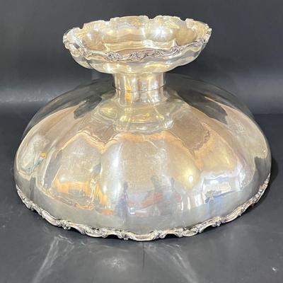 LOT 121K: Vintage Juventino Lopez Reyes Sterling Silver 15-Piece Punch Bowl Set - More Than 17 POUNDS of Sterling Silver