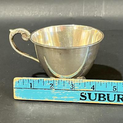 LOT 121K: Vintage Juventino Lopez Reyes Sterling Silver 15-Piece Punch Bowl Set - More Than 17 POUNDS of Sterling Silver