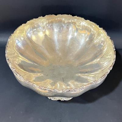 LOT 121K: Vintage Juventino Lopez Reyes Sterling Silver 15-Piece Punch Bowl Set - More Than 17 POUNDS of Sterling Silver