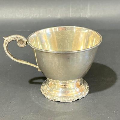 LOT 121K: Vintage Juventino Lopez Reyes Sterling Silver 15-Piece Punch Bowl Set - More Than 17 POUNDS of Sterling Silver