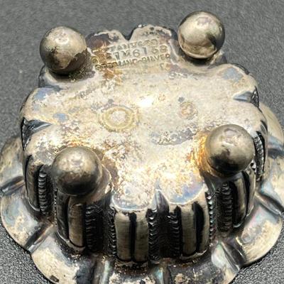 LOT 124K: Sterling Silver Salt and Pepper Shakers - Tiffany & Co. Salt Cellars - 158 Grams Total