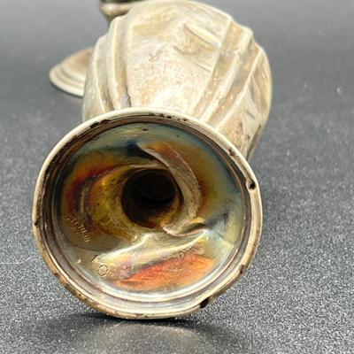 LOT 124K: Sterling Silver Salt and Pepper Shakers - Tiffany & Co. Salt Cellars - 158 Grams Total