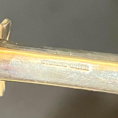 LOT 126K: Oneida Heirloom Sterling Silver "Young Love" Pattern Flatware set in Case - 2,228+ Grams