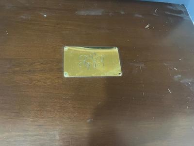 LOT 126K: Oneida Heirloom Sterling Silver "Young Love" Pattern Flatware set in Case - 2,228+ Grams