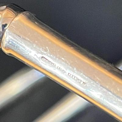 LOT 126K: Oneida Heirloom Sterling Silver "Young Love" Pattern Flatware set in Case - 2,228+ Grams