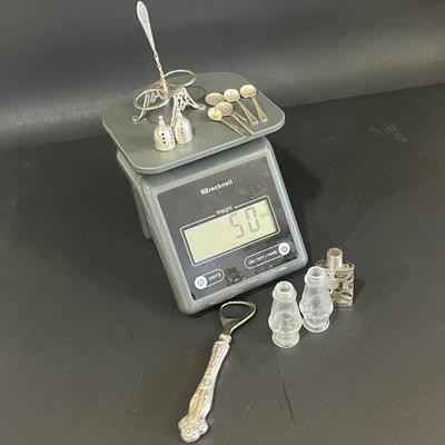 LOT 127K: Sterling Silver Serving Pieces and Accessories