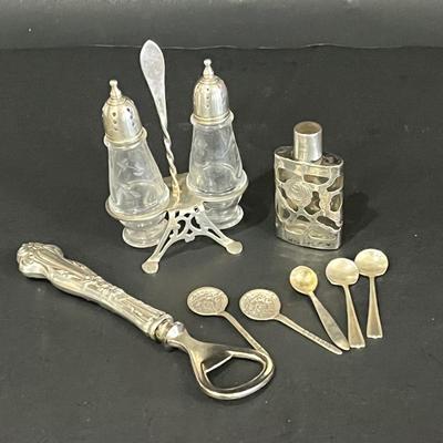 LOT 127K: Sterling Silver Serving Pieces and Accessories