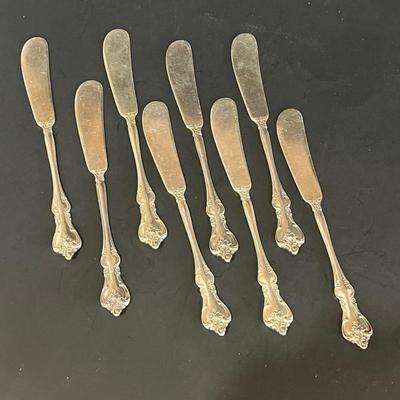 LOT 128K: International Silver Silverplate Flatware Set - Orleans Patter Service for Eight - and More