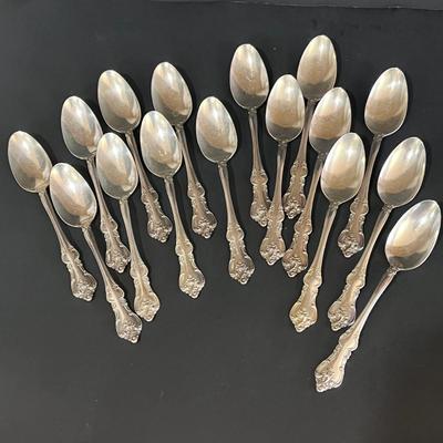 LOT 128K: International Silver Silverplate Flatware Set - Orleans Patter Service for Eight - and More