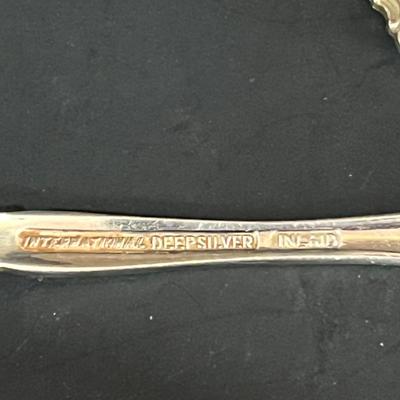 LOT 128K: International Silver Silverplate Flatware Set - Orleans Patter Service for Eight - and More