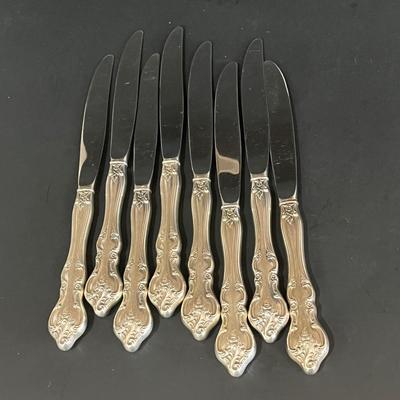 LOT 128K: International Silver Silverplate Flatware Set - Orleans Patter Service for Eight - and More